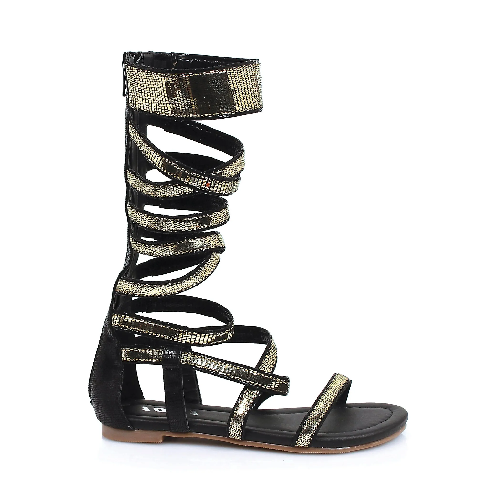 013-NILE  Children's Gladiator Flat Sandal.