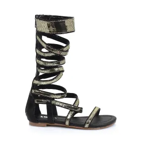 013-NILE  Children's Gladiator Flat Sandal.