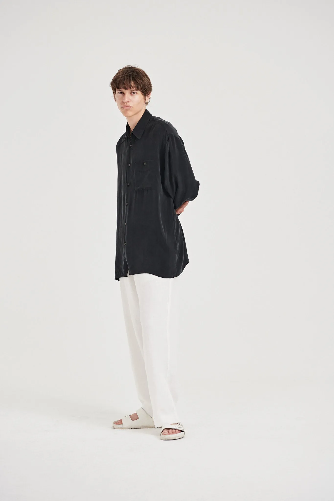 06/ 90's Vegan Silk Shirt