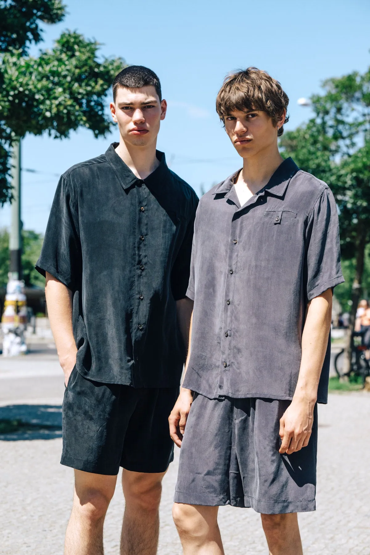 06 / Oftt Grandpa Cool Vegan Silk Shirt