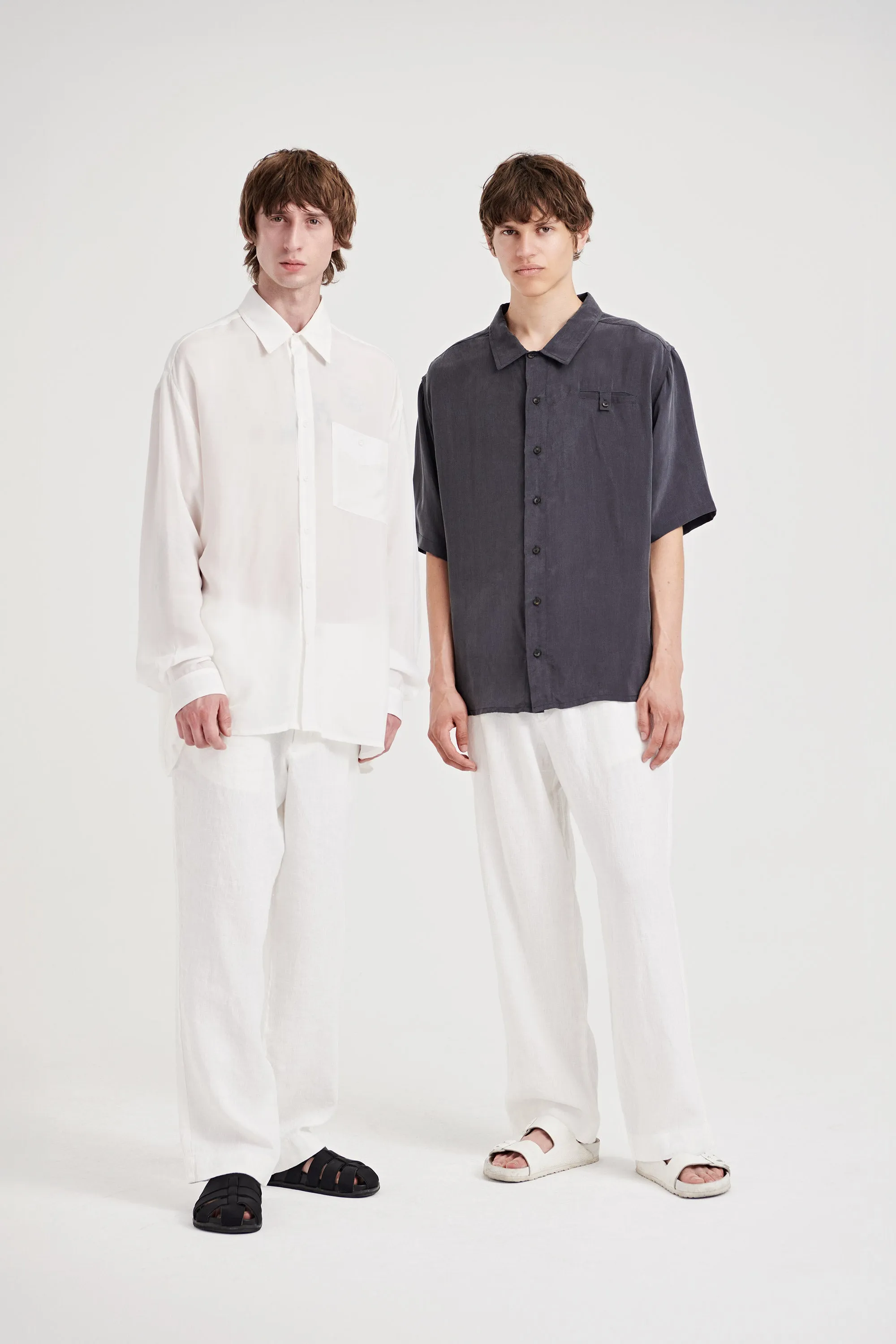 06 / Oftt Grandpa Cool Vegan Silk Shirt