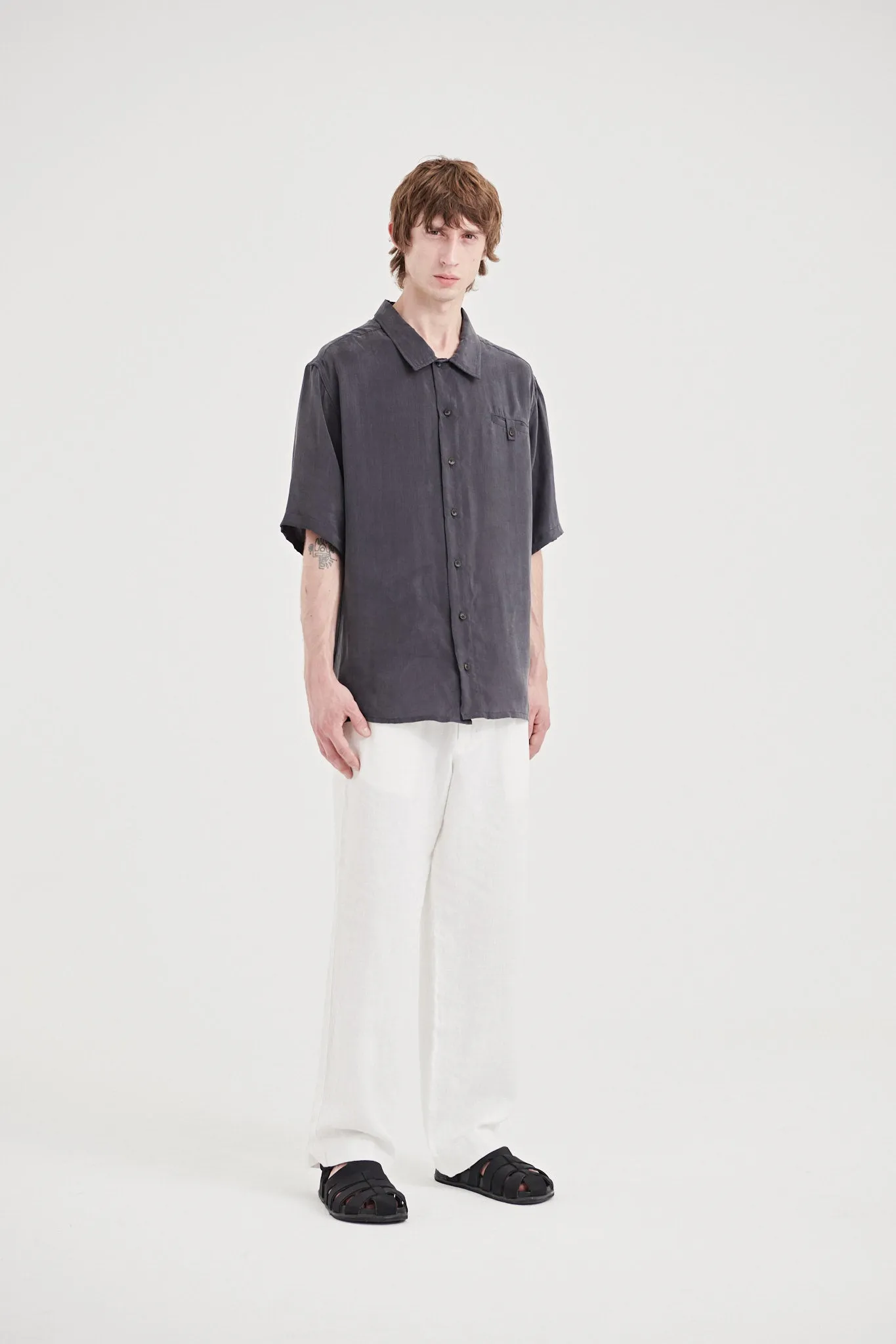 06 / Oftt Grandpa Cool Vegan Silk Shirt