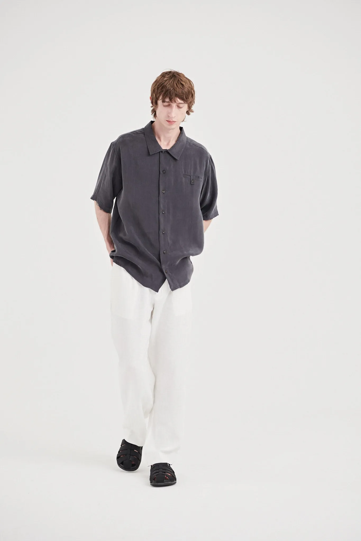 06 / Oftt Grandpa Cool Vegan Silk Shirt