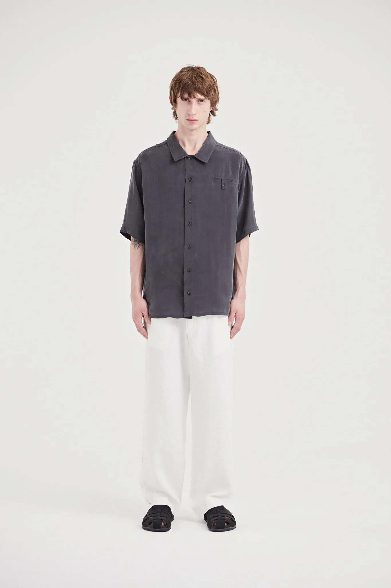 06 / Oftt Grandpa Cool Vegan Silk Shirt
