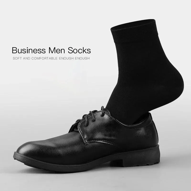 5 Pairs Pure Color High-Quality Women's and Men Cotton Socks
