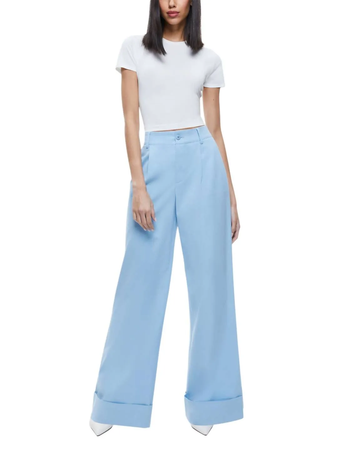 Alice   Olivia - Tomasa wide leg trousers