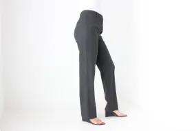 BALLETCORE 90s PRADA Grey Wool Tailored Trousers