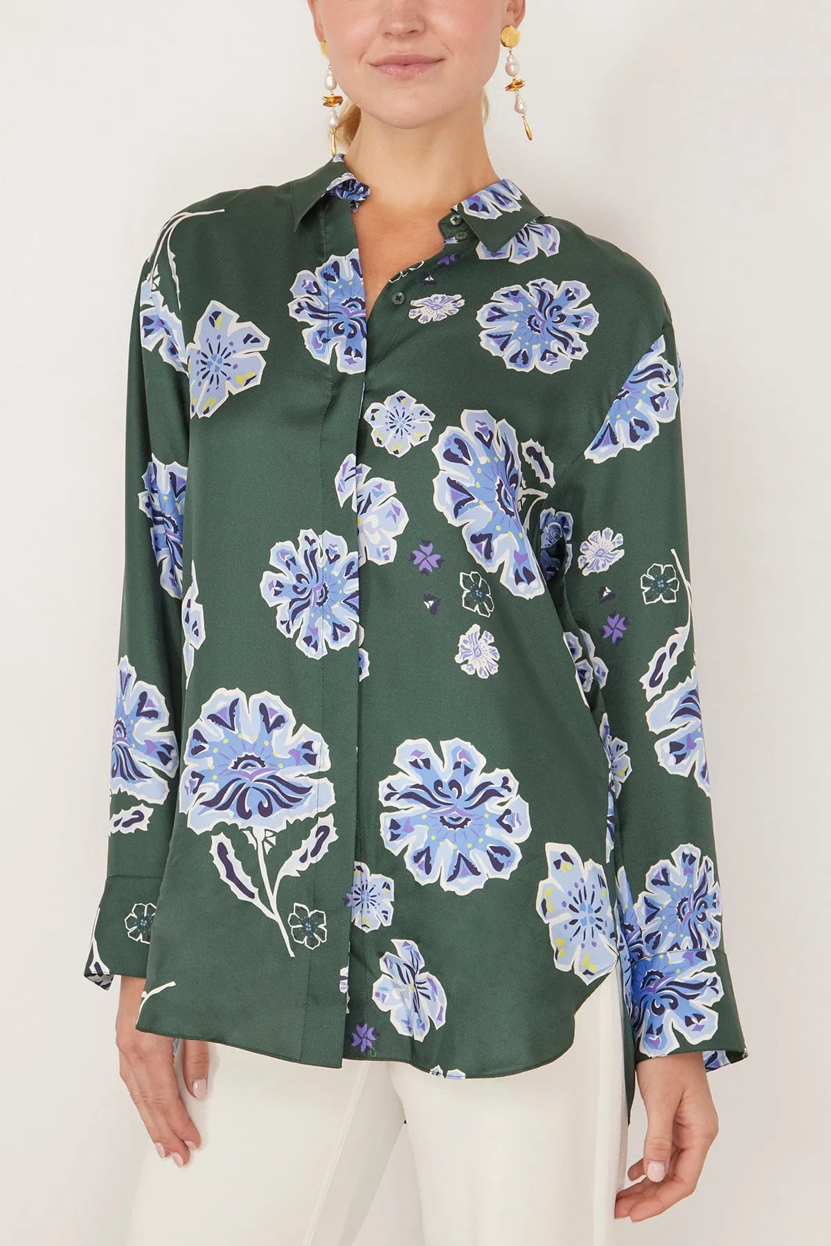 Big Garden Blouse in Green