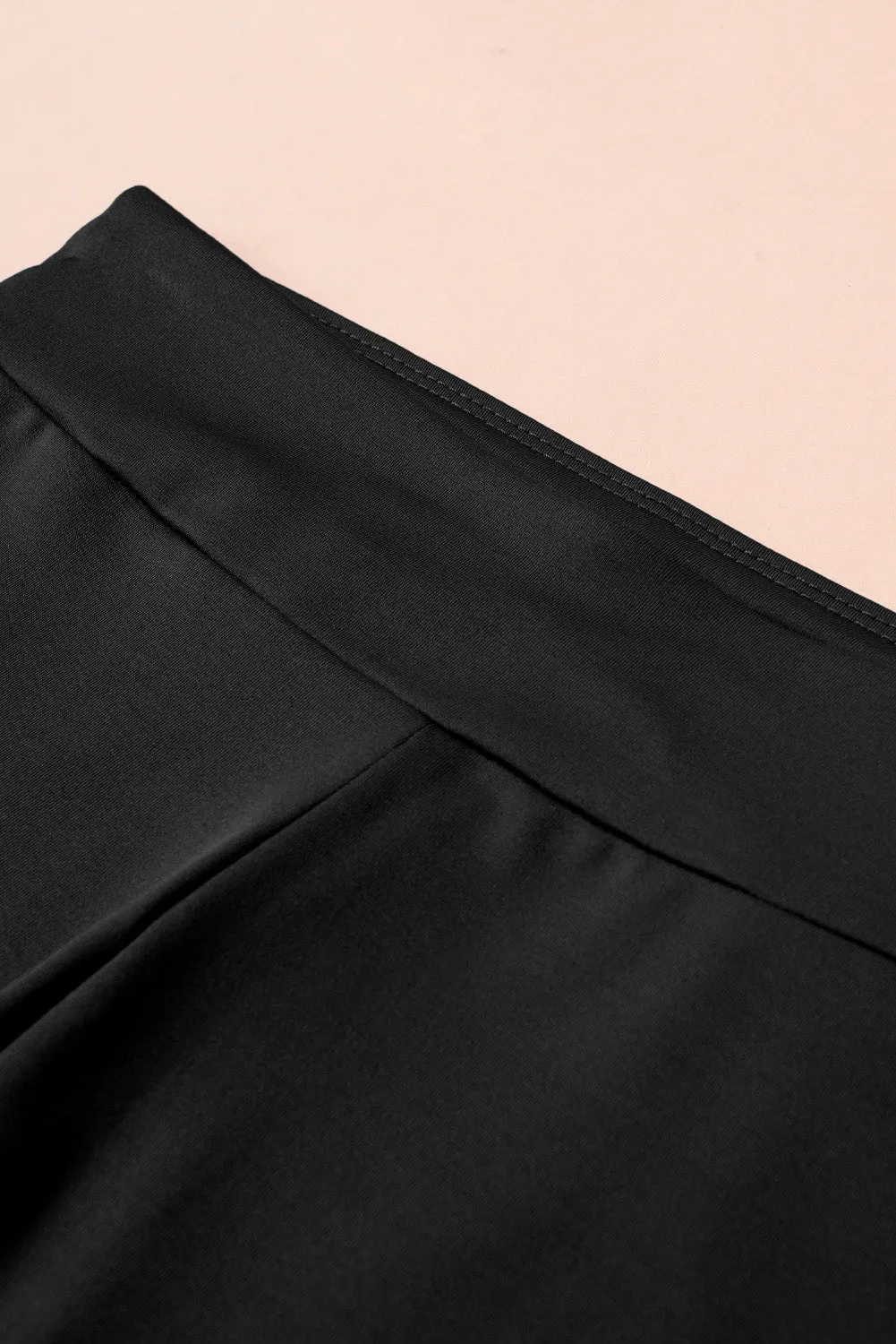 Black Stretchy Fit High Waist Leggings