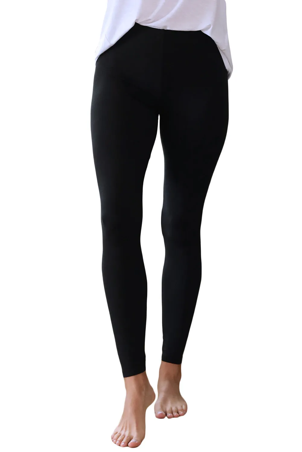 Black Stretchy Fit High Waist Leggings