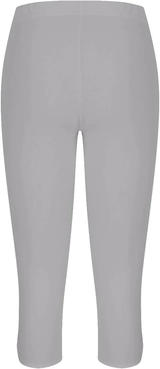 Capris Leggings for Women Summer Dressy Cropped High Waist Yoga Pants Stretchy Leggings Workout Compression Pant