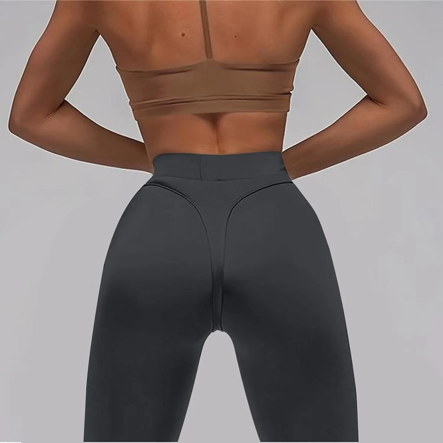 Compression Leggings with Pockets for Women Stretchy Plus Size High Waisted Leggings Tummy Control Yoga Pants