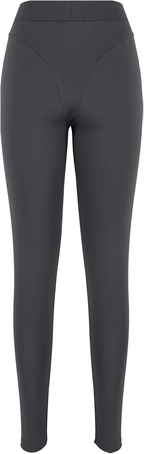 Compression Leggings with Pockets for Women Stretchy Plus Size High Waisted Leggings Tummy Control Yoga Pants