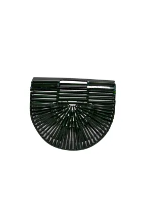 Cult Gaia - Green Marbled Acrylic Ark Mini Bag