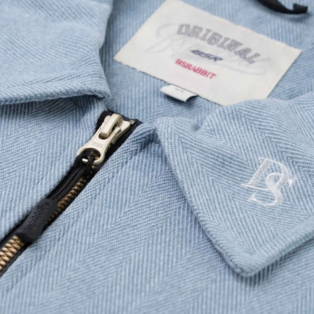 DSXBS HEAVY COTTON COLLAR JACKET LIGHT BLUE