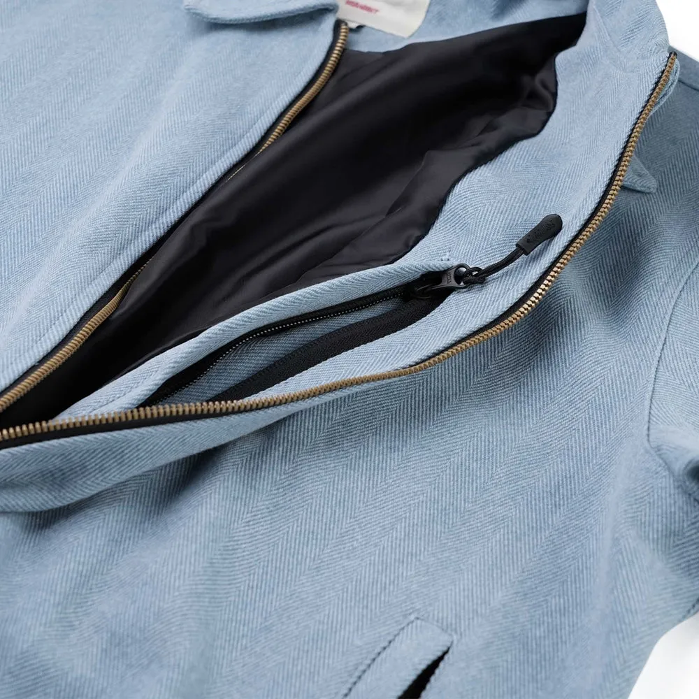 DSXBS HEAVY COTTON COLLAR JACKET LIGHT BLUE