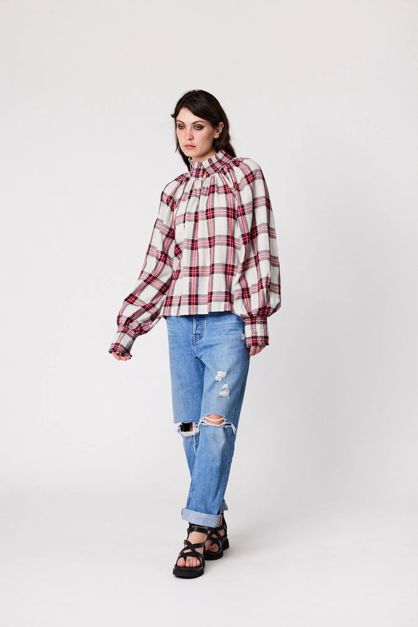 Dylan Blouse - Plaid