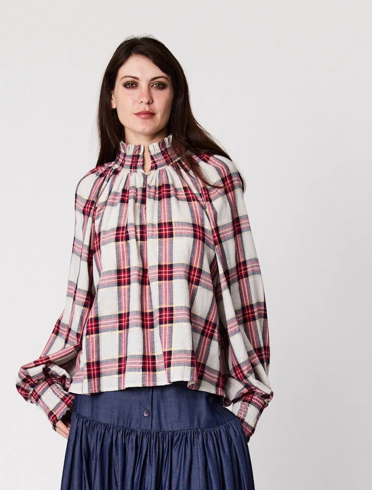 Dylan Blouse - Plaid