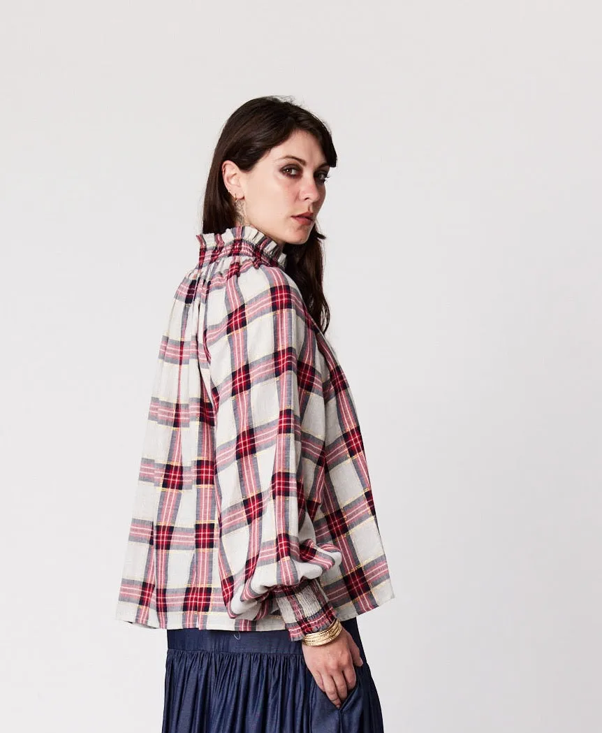 Dylan Blouse - Plaid