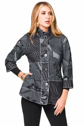 FLORAL PATCHWORK JACKET