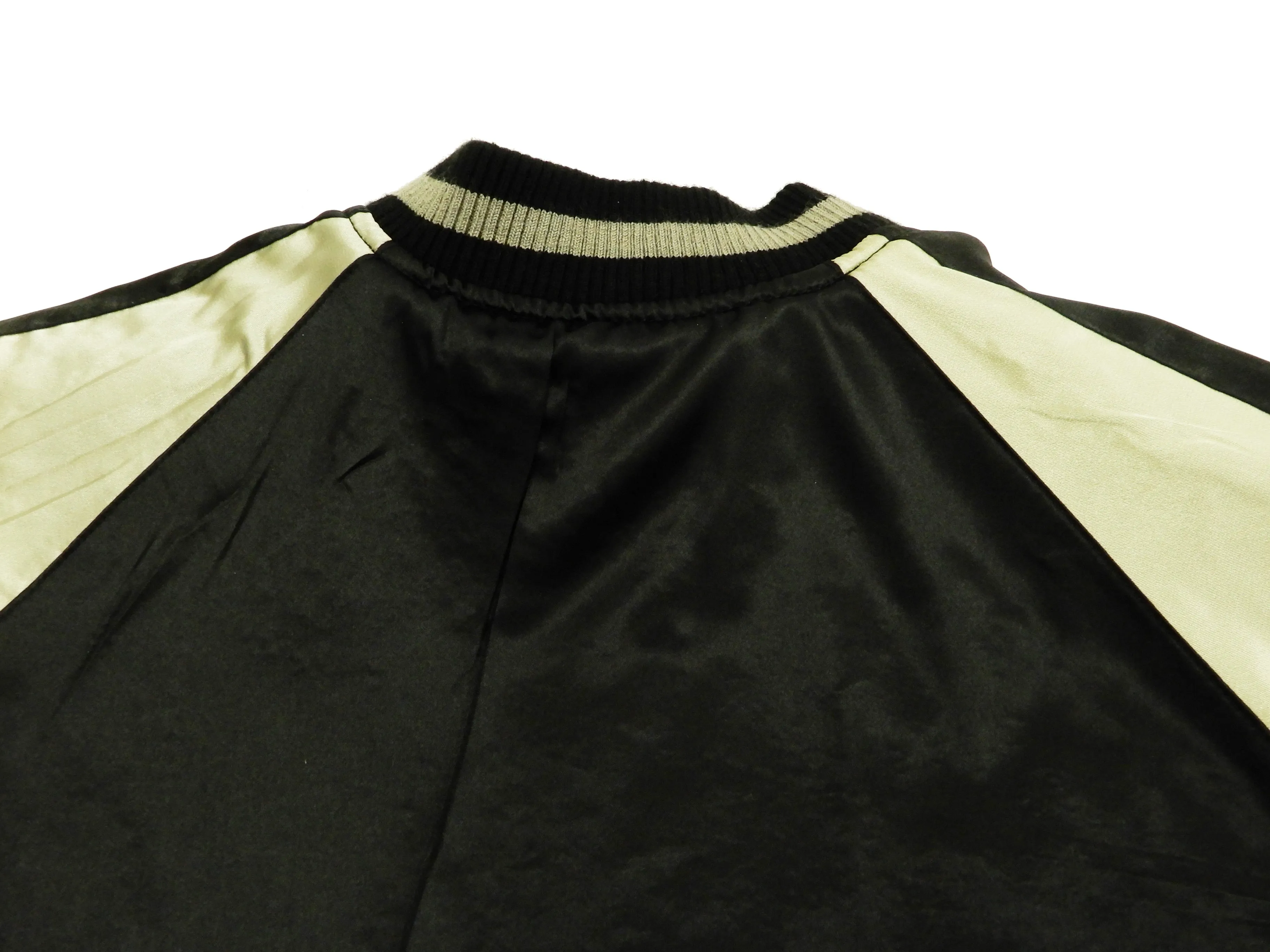 Hanatabi Gakudan Men's Japanese Souvenir Jacket Japanese Cherry Blossom Sukajan Script SSJ-521