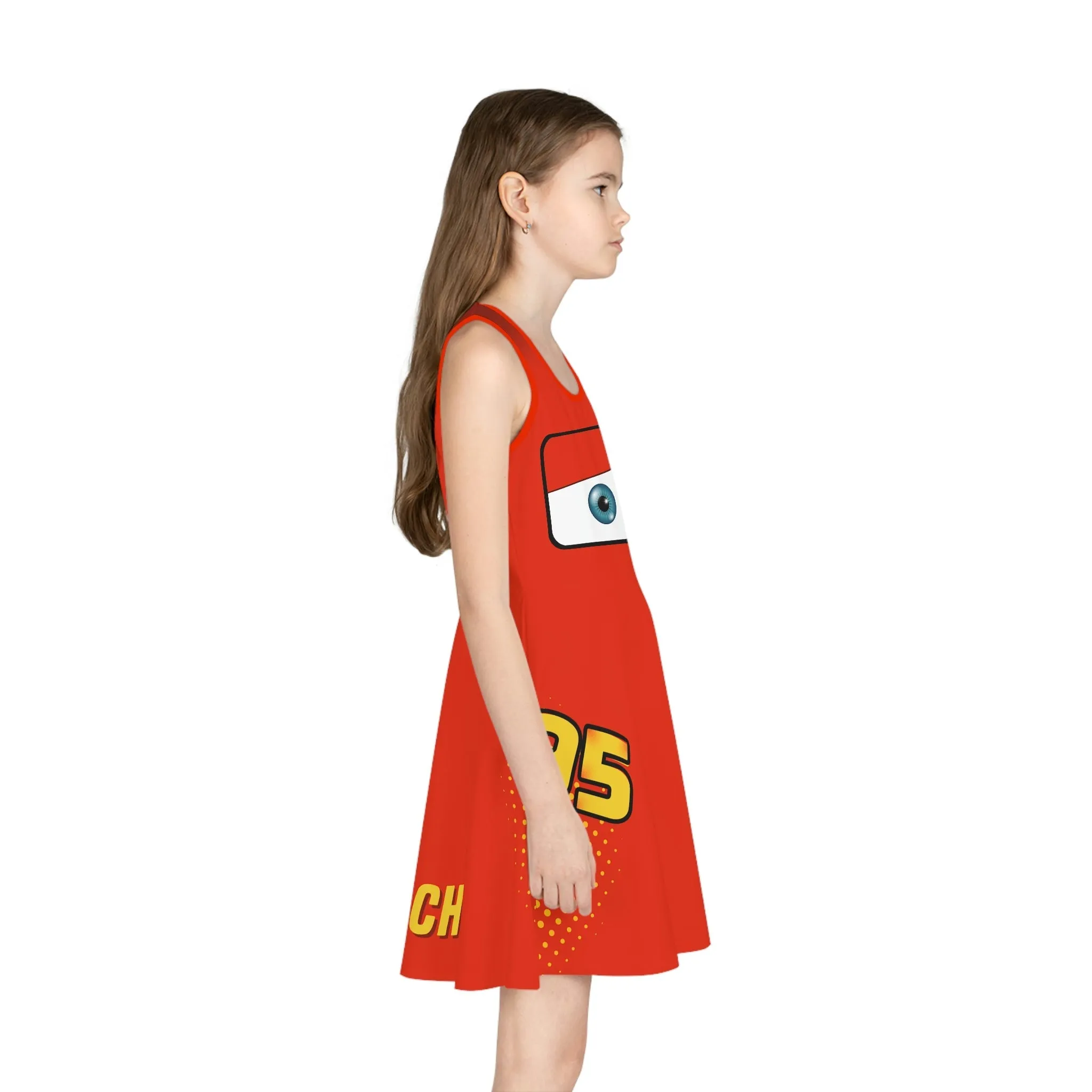 Lightning Inspired Girls' Sleeveless Sundress