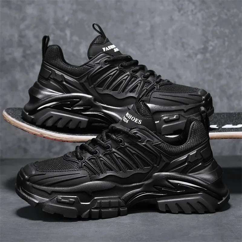 Men's Fashion Casual  Non-slip Breathable  Sneakers Mesh Lace-up
