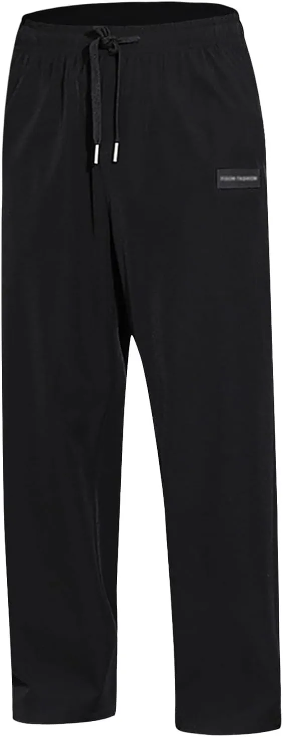 Men's Joggers Lightweight Hiking Travel Pants Breathable Athletic Quick Dry Stretch Athletic Workout Golf Pants