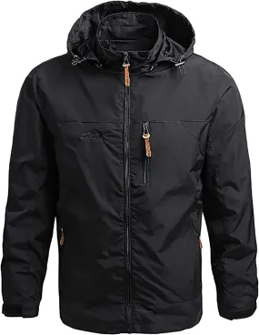 Men's Light Jacket, Men's Jacket, Waterproof Rain Jacket, Windproof Raincoat for Cycling