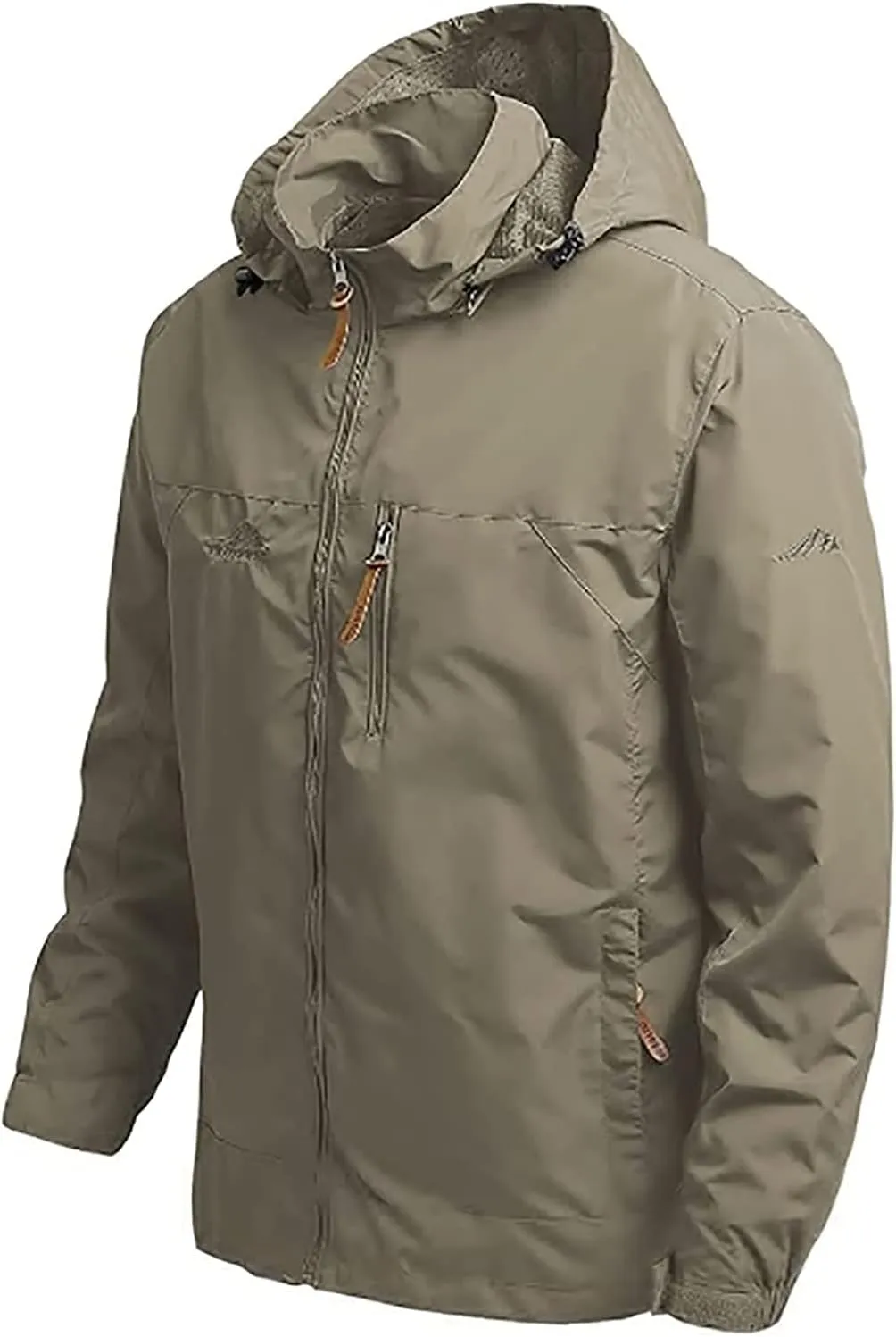 Men's Light Jacket, Men's Jacket, Waterproof Rain Jacket, Windproof Raincoat for Cycling