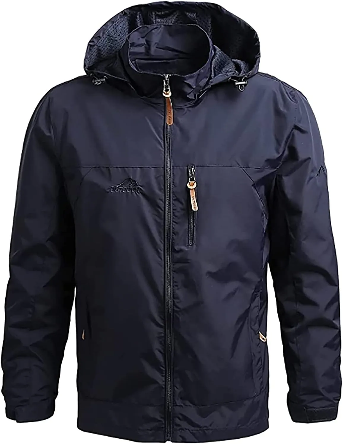 Men's Light Jacket, Men's Jacket, Waterproof Rain Jacket, Windproof Raincoat for Cycling