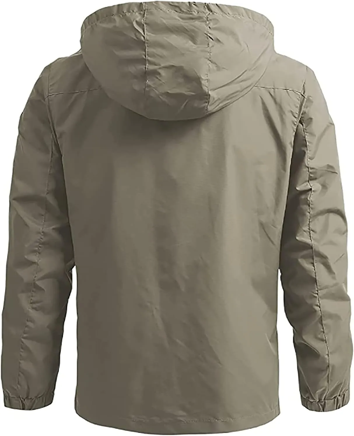 Men's Light Jacket, Men's Jacket, Waterproof Rain Jacket, Windproof Raincoat for Cycling