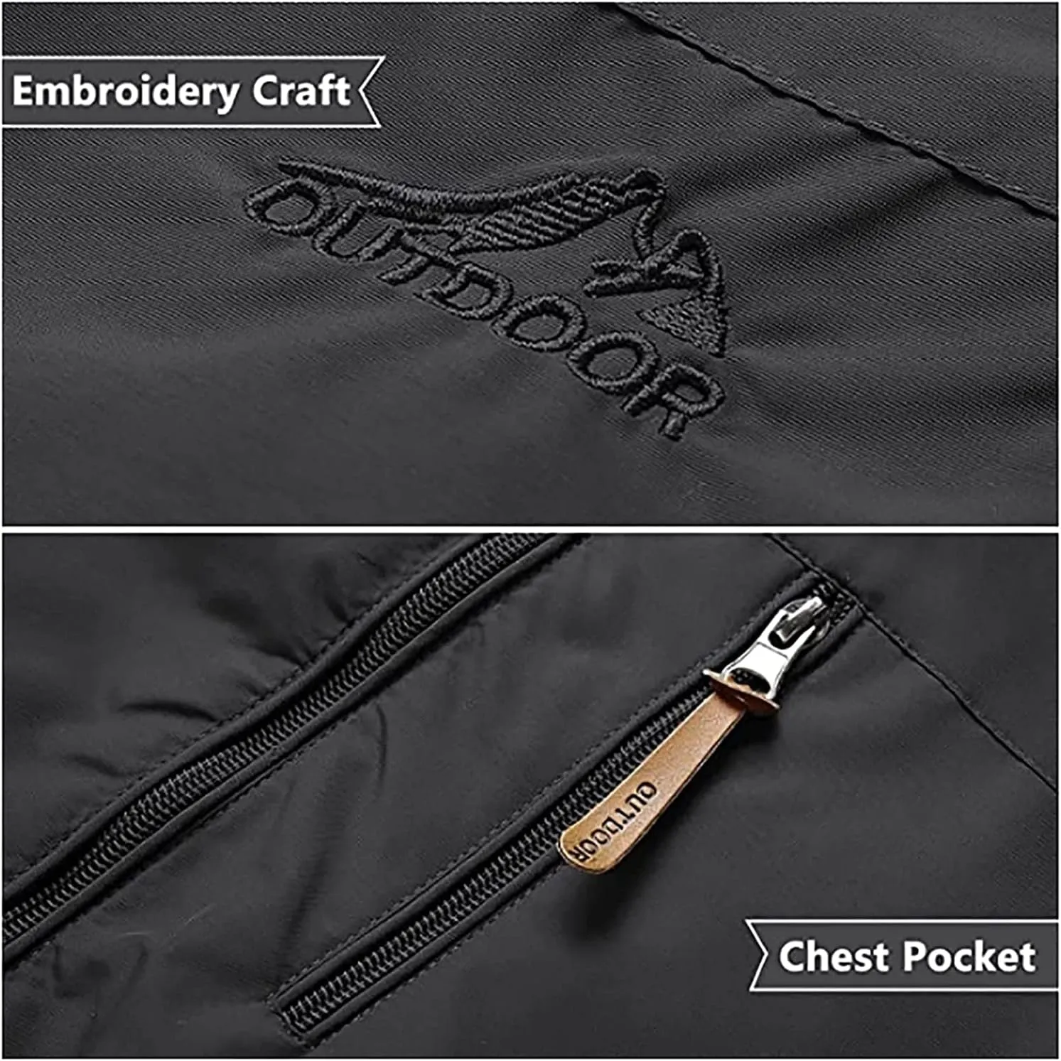 Men's Light Jacket, Men's Jacket, Waterproof Rain Jacket, Windproof Raincoat for Cycling