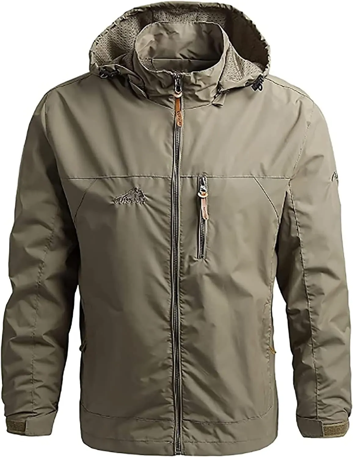 Men's Light Jacket, Men's Jacket, Waterproof Rain Jacket, Windproof Raincoat for Cycling
