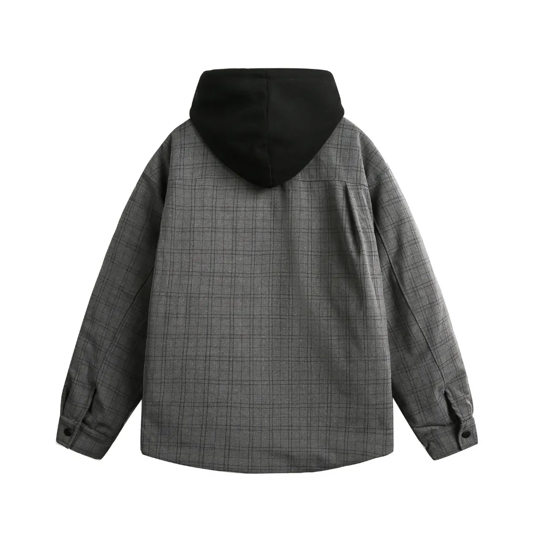 Minimalist Hoodie Point Over Jacket