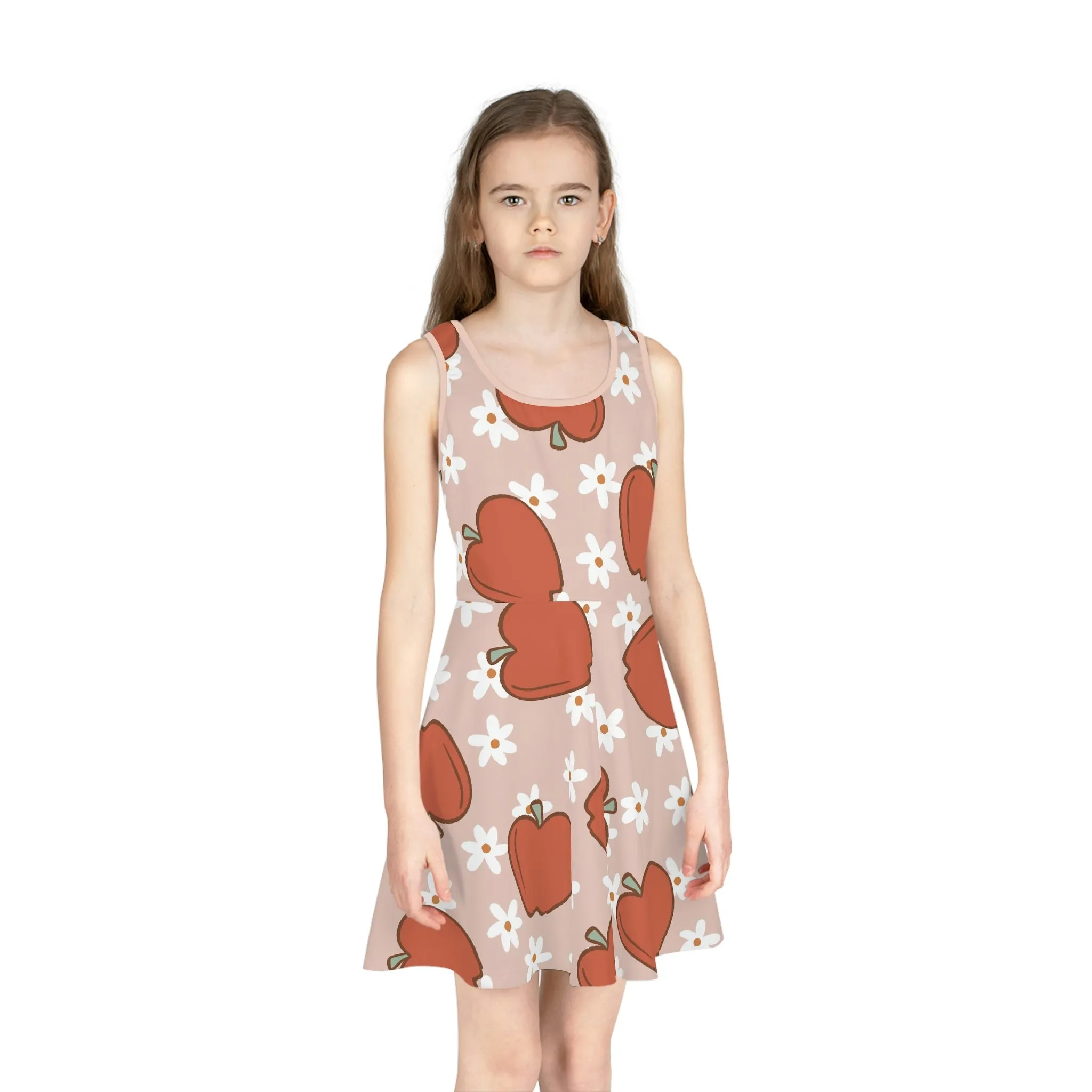 Muted Apples Girls' Sleeveless Sundress