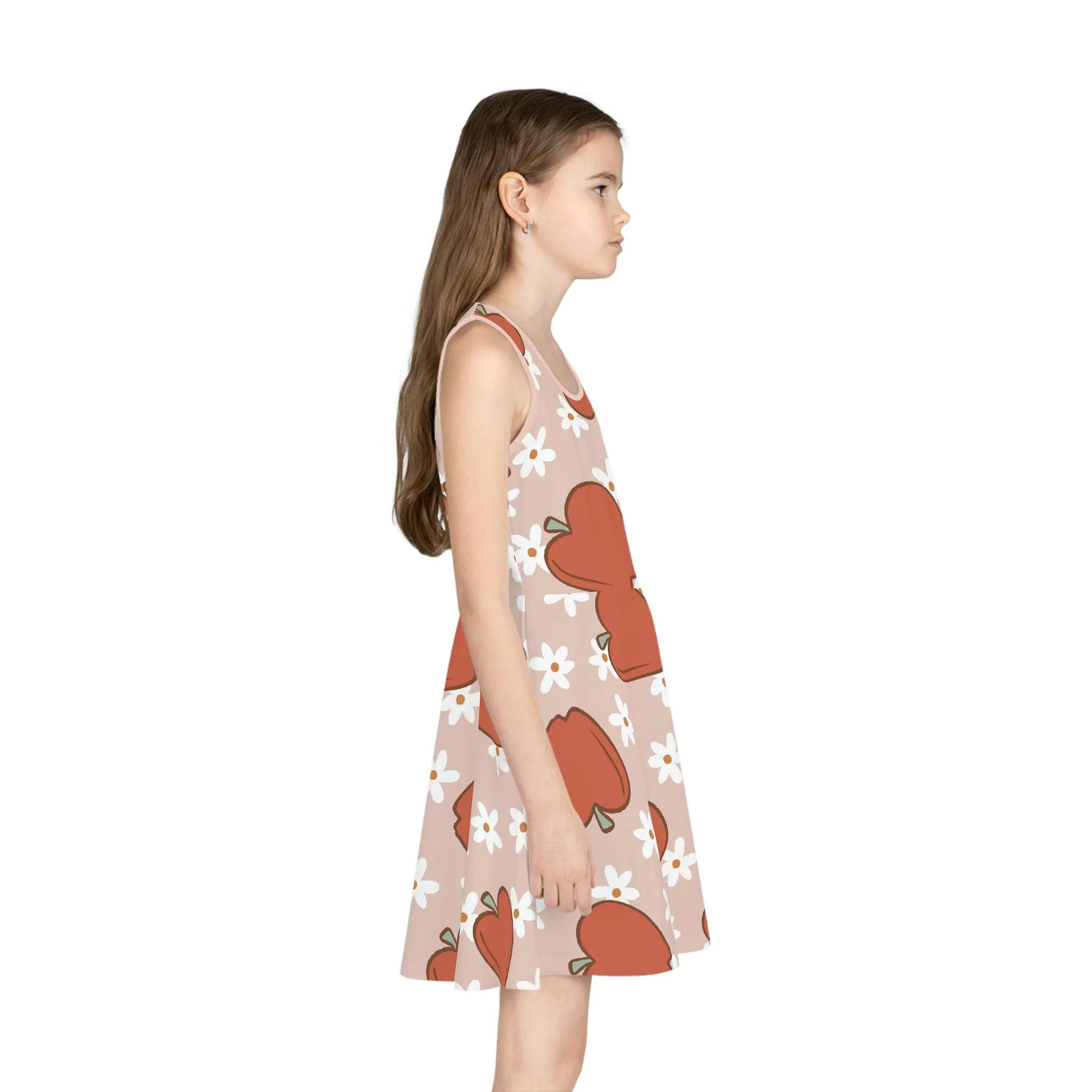 Muted Apples Girls' Sleeveless Sundress