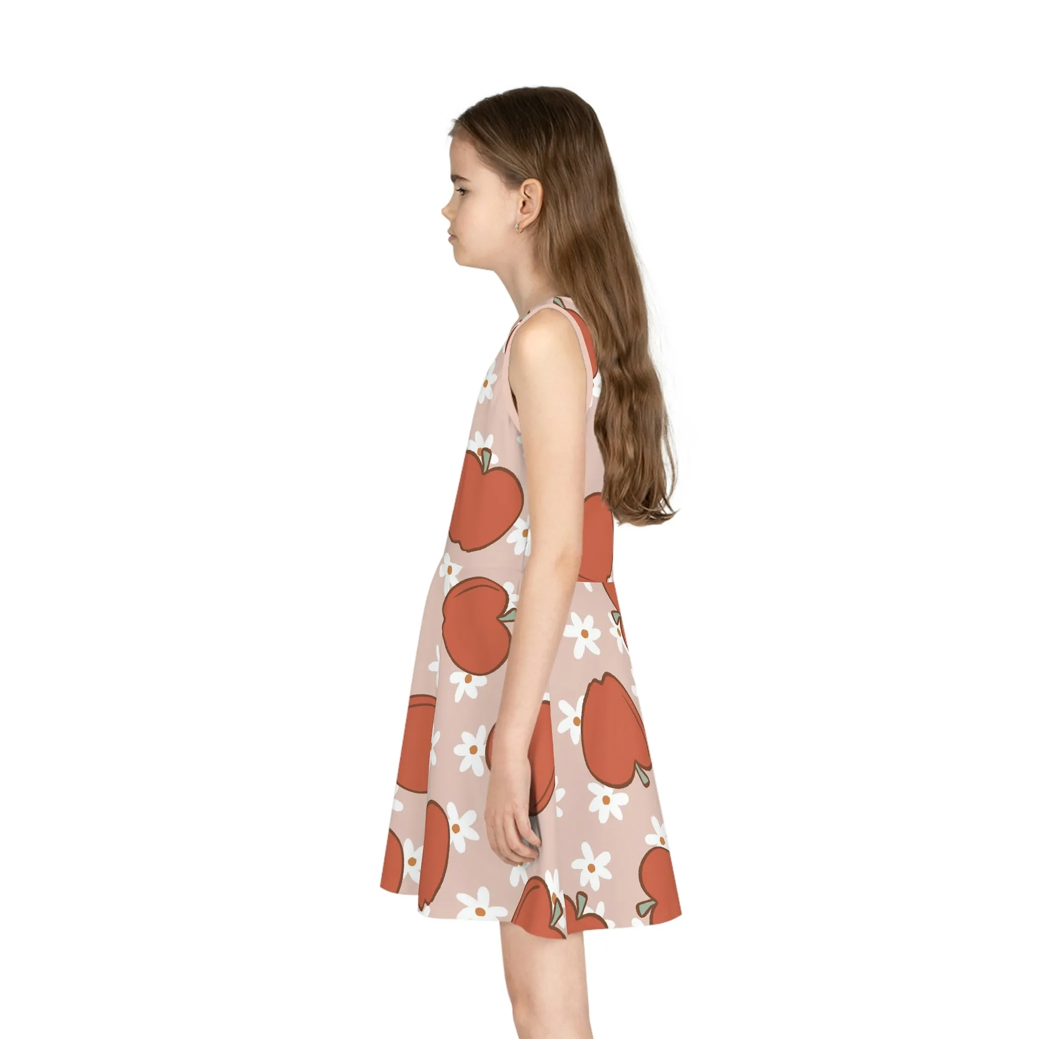 Muted Apples Girls' Sleeveless Sundress