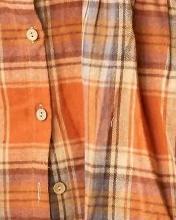 Natural Beauty Long Sleeve Button Top in Floral & Plaid | Floral & Plaid