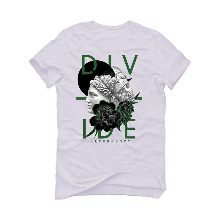 Nike Dunk Low Satin Green - White T-Shirt (Divide)