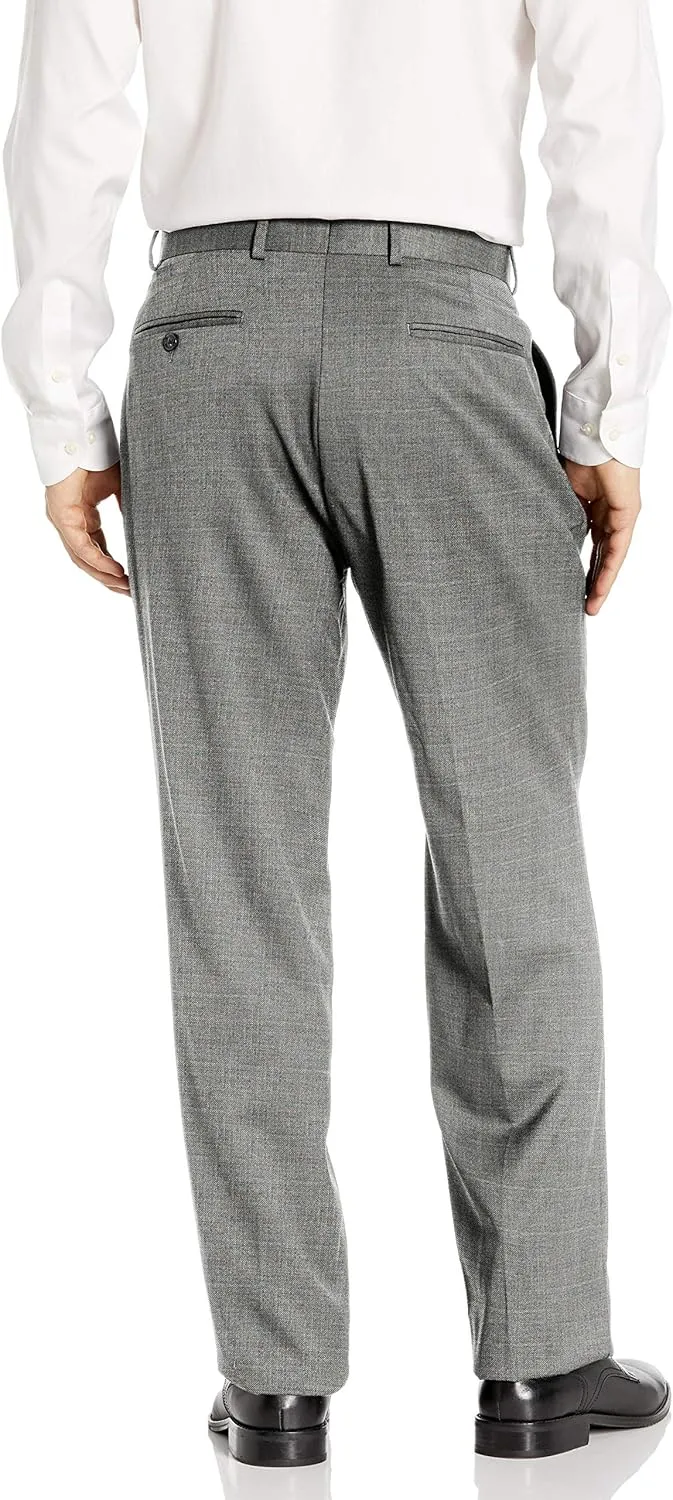 Palm Beach Men's Stan Double Reverse Pleat Dress Pant