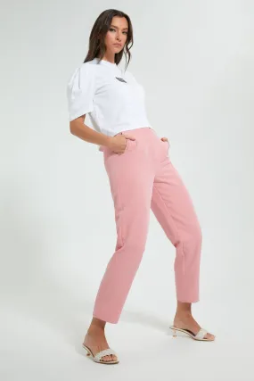 Pink Tailored Trouser