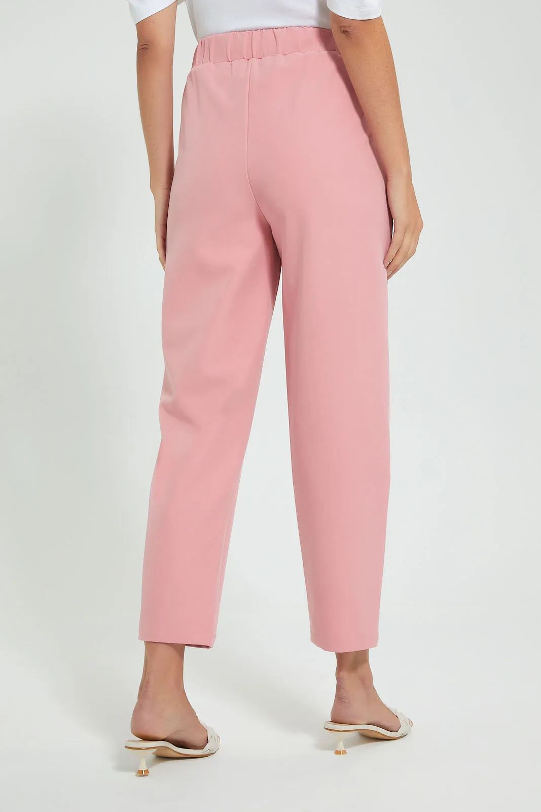 Pink Tailored Trouser