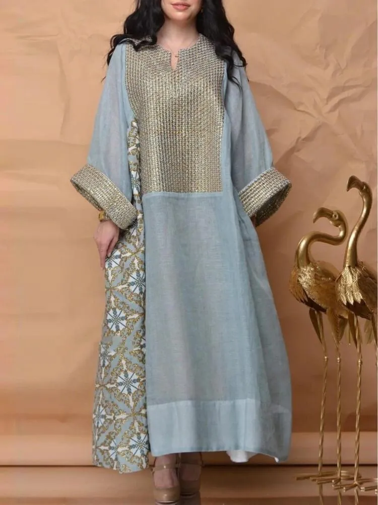 Printed Breathable Loose Dress