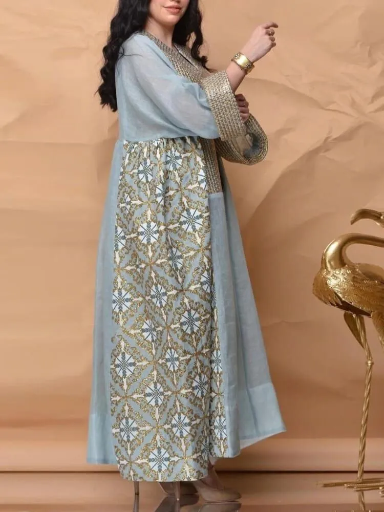 Printed Breathable Loose Dress