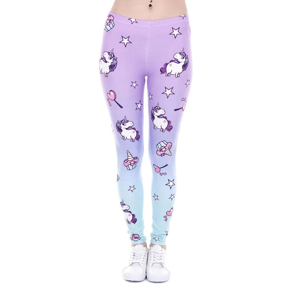 Purple Unicorn Leggings