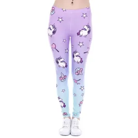 Purple Unicorn Leggings