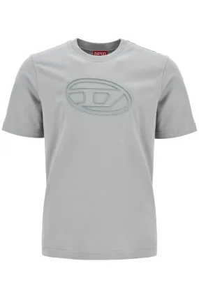 Raised Logo Cotton T-Shirt
