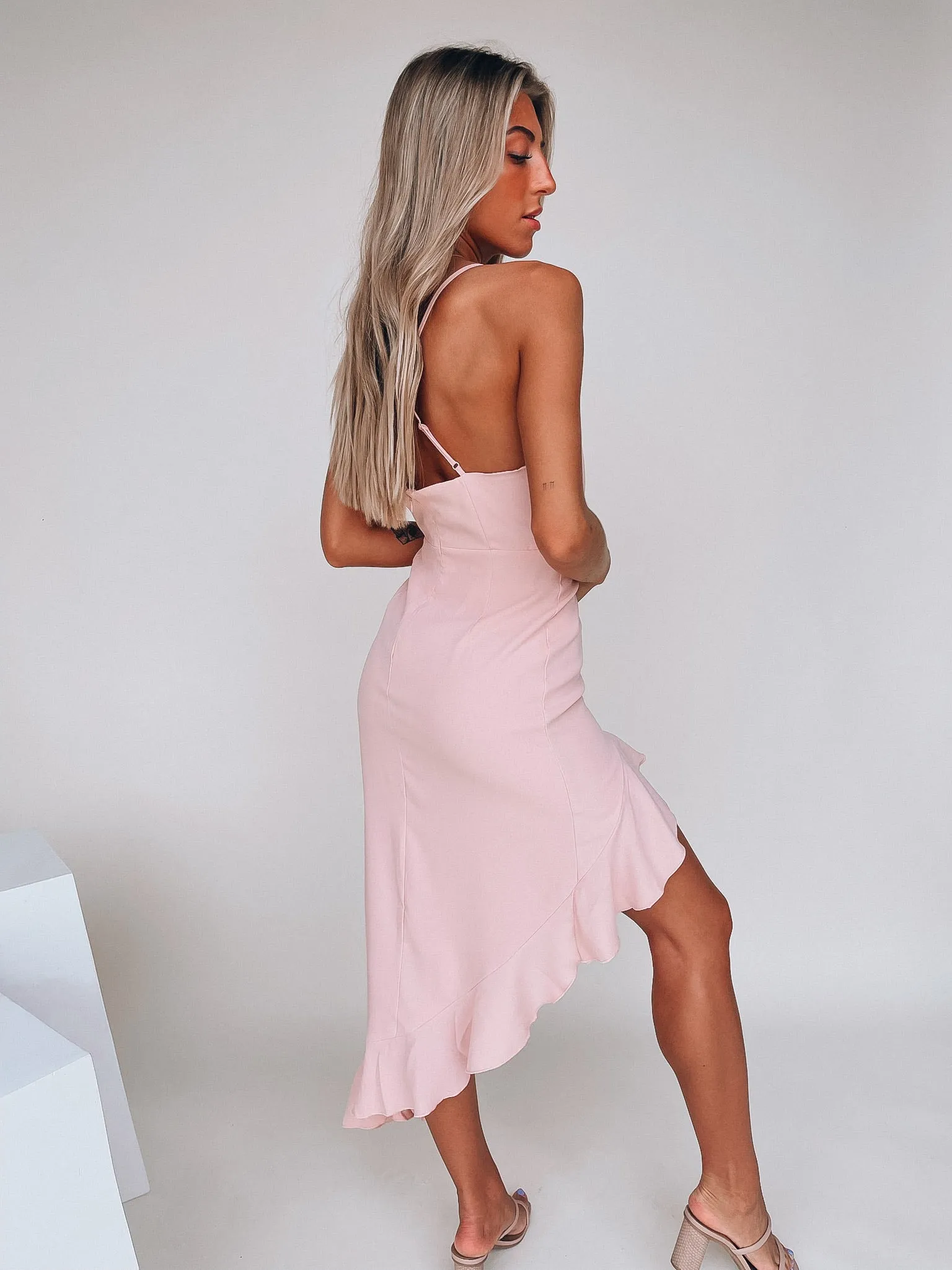 SALE: Blushing Midi Dress