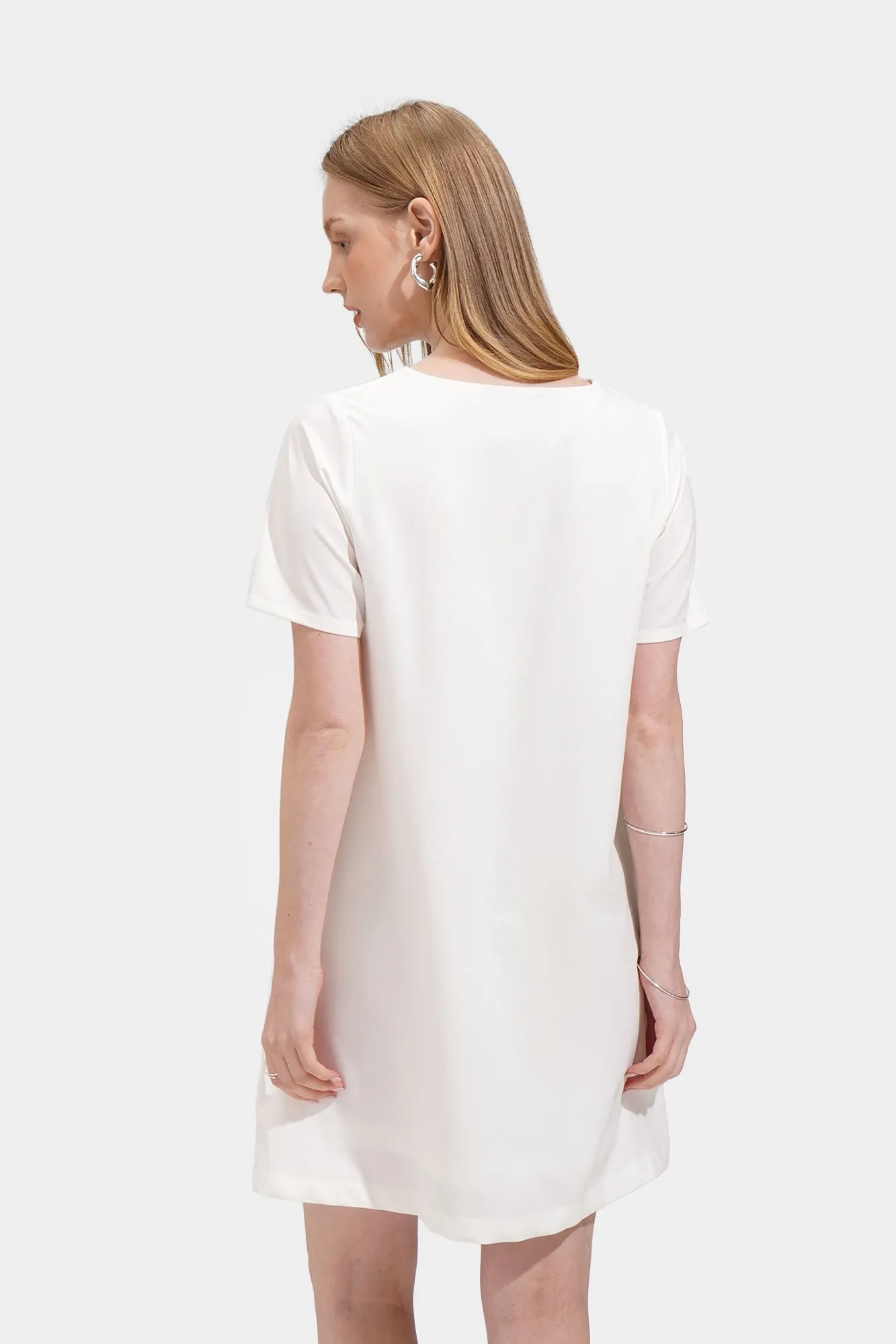 Split Neckline Dress